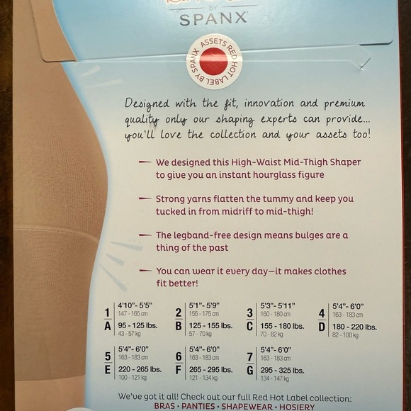 SPANX Assets Red Hot Label Super Control High-Waist Mid-Thigh Shaper - Picture 2 of 2